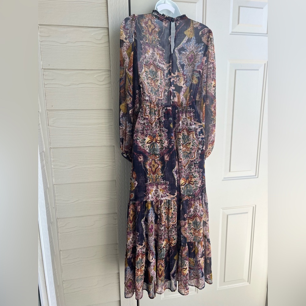 ZARA Boho Paisley Midi Dress – Size S - Picture 10 of 13